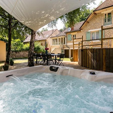 Wonderful House In Sarlat Center With Heated Pool & Jaccuzi Villa Exterior foto