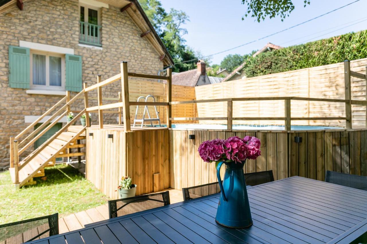 Wonderful House In Sarlat Center With Heated Pool & Jaccuzi Villa Exterior foto